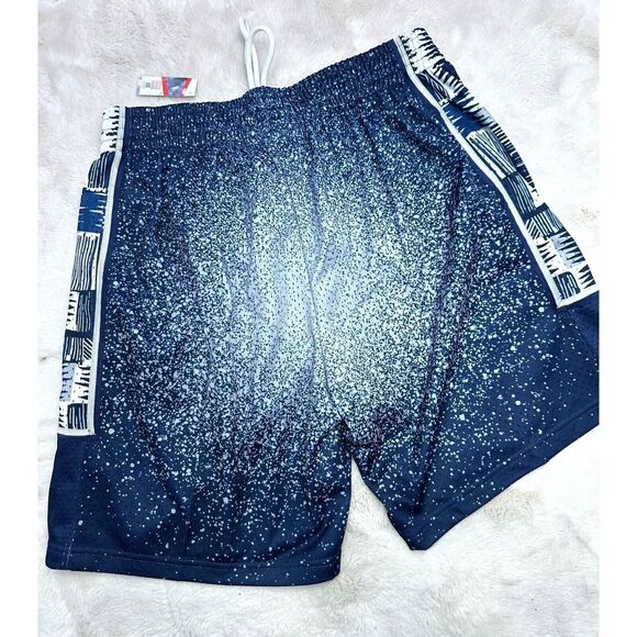 Mitchell & Ness Georgetown Hoyas NCAA Spray Paint Swingman Short 1996 Men Medium - Picture 2 of 4